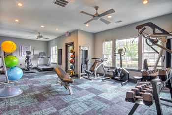 Fitness center with cardio